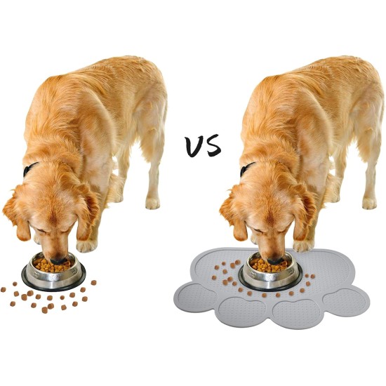 Yesaler Bowl Mat Cat Dog Food Mats Silicone Placemats Pets Non-Slip Mat for Dogs Cats Yesaler Bowl Mat Cat Dog Food Mats Silicone Placemats Pets Non-Slip Mat for Dogs Cats
