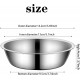Zayin Stainless Steel Pet Bowls for Cats or Small Dogs Premium Stainless Steel Water and Food Bowls, Replacement Metal Bowls for Pet Feeding Station Set of 2 (14 cm/5.5 in) Zayin Stainless Steel Pet Bowls for Cats or Small Dogs Premium Stainless Steel Water and Food Bowls, Replacement Metal Bowls for Pet Feeding Station Set of 2 (14 cm/5.5 in)