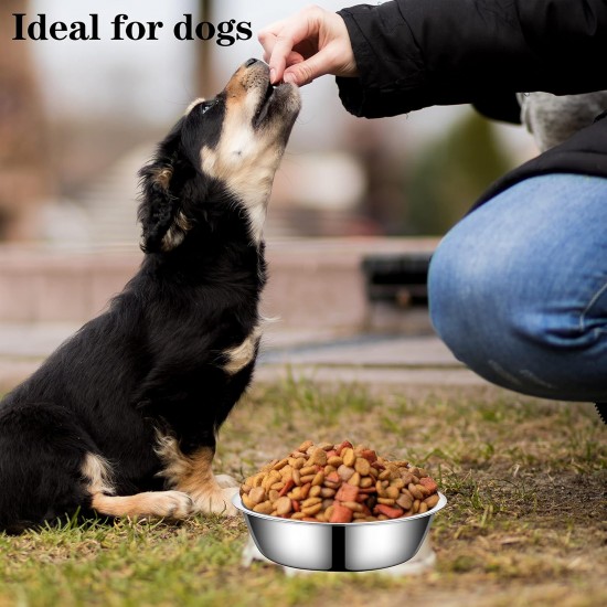 Zayin Stainless Steel Pet Bowls for Cats or Small Dogs Premium Stainless Steel Water and Food Bowls, Replacement Metal Bowls for Pet Feeding Station Set of 2 (14 cm/5.5 in) Zayin Stainless Steel Pet Bowls for Cats or Small Dogs Premium Stainless Steel Water and Food Bowls, Replacement Metal Bowls for Pet Feeding Station Set of 2 (14 cm/5.5 in)