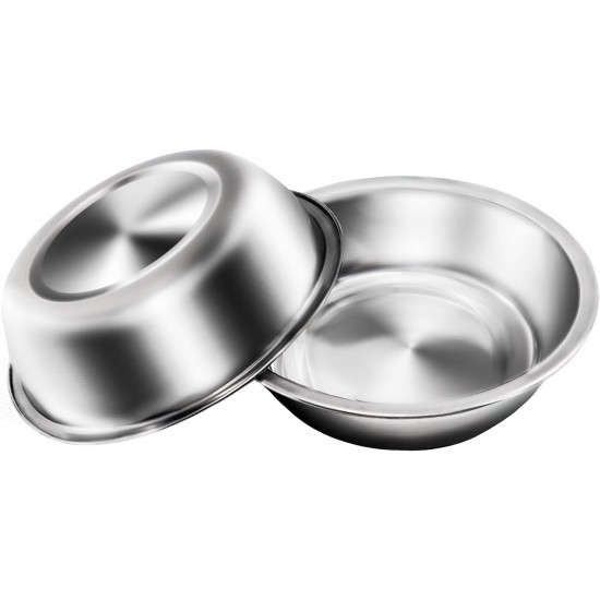 Zayin Stainless Steel Pet Bowls for Cats or Small Dogs Premium Stainless Steel Water and Food Bowls, Replacement Metal Bowls for Pet Feeding Station Set of 2 (14 cm/5.5 in) Zayin Stainless Steel Pet Bowls for Cats or Small Dogs Premium Stainless Steel Water and Food Bowls, Replacement Metal Bowls for Pet Feeding Station Set of 2 (14 cm/5.5 in)