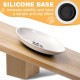 Zeawavsl Ceramic Cat Bowl, Set of 3, Non-Slip Rubber Base Feeding Bowl for Cats, Flat Bowl, Robust Cat Plate, Bowls for Food and Water, Ideal for Cat Lovers Zeawavsl Ceramic Cat Bowl, Set of 3, Non-Slip Rubber Base Feeding Bowl for Cats, Flat Bowl, Robust Cat Plate, Bowls for Food and Water, Ideal for Cat Lovers