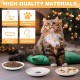 Zeawavsl Ceramic Cat Bowl, Set of 3, Non-Slip Rubber Base Feeding Bowl for Cats, Flat Bowl, Robust Cat Plate, Bowls for Food and Water, Ideal for Cat Lovers Zeawavsl Ceramic Cat Bowl, Set of 3, Non-Slip Rubber Base Feeding Bowl for Cats, Flat Bowl, Robust Cat Plate, Bowls for Food and Water, Ideal for Cat Lovers