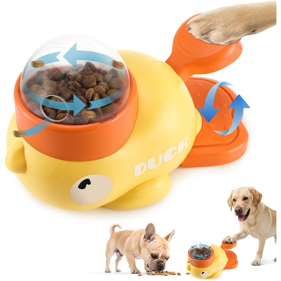 Zikenis Slow Feeder Dog in Duck Shape, Dog Interaction Treats Feeder, Interactive Dog Toy, Intelligence Toy for Dogs with Slow Feeder, for Pet Feeder, Unleash Fun Zikenis Slow Feeder Dog in Duck Shape, Dog Interaction Treats Feeder, Interactive Dog Toy, Intelligence Toy for Dogs with Slow Feeder, for Pet Feeder, Unleash Fun