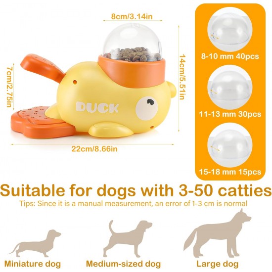Zikenis Slow Feeder Dog in Duck Shape, Dog Interaction Treats Feeder, Interactive Dog Toy, Intelligence Toy for Dogs with Slow Feeder, for Pet Feeder, Unleash Fun Zikenis Slow Feeder Dog in Duck Shape, Dog Interaction Treats Feeder, Interactive Dog Toy, Intelligence Toy for Dogs with Slow Feeder, for Pet Feeder, Unleash Fun
