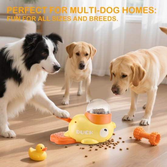 Zikenis Slow Feeder Dog in Duck Shape, Dog Interaction Treats Feeder, Interactive Dog Toy, Intelligence Toy for Dogs with Slow Feeder, for Pet Feeder, Unleash Fun Zikenis Slow Feeder Dog in Duck Shape, Dog Interaction Treats Feeder, Interactive Dog Toy, Intelligence Toy for Dogs with Slow Feeder, for Pet Feeder, Unleash Fun