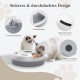Zyncove Automatic Cat Feeder Wet Food with Cooling: Wet Automatic Feeder for Cats, Battery Operated Cat Food Automatic - 6 Meals for Pets (Batteries Not Included)