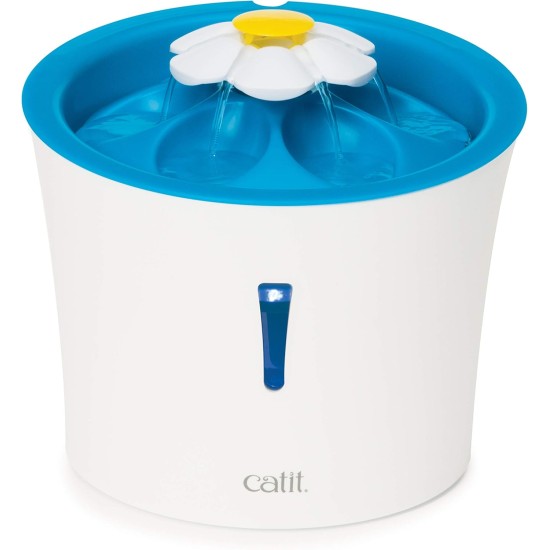 catit Senses 2.0 43742W, Flower Water Fountain, Single, White catit Senses 2.0 43742W, Flower Water Fountain, Single, White