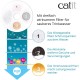 catit Senses 2.0 43742W, Flower Water Fountain, Single, White catit Senses 2.0 43742W, Flower Water Fountain, Single, White