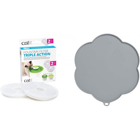 catit Triple Action Filter, Single, White catit Triple Action Filter, Single, White