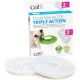 catit Triple Action Filter, Single, White catit Triple Action Filter, Single, White