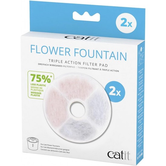 catit Triple Action Filter, Single, White catit Triple Action Filter, Single, White