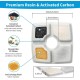 cyclingcolors 5 x Cat Drinking Fountain Filter Foam Filter Sponge Foam Filter Black Cat Fountain Pet Fountain Water Fountain Foam Filter 124 x 124 mm
