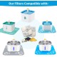 cyclingcolors 5 x Cat Drinking Fountain Filter Foam Filter Sponge Foam Filter Black Cat Fountain Pet Fountain Water Fountain Foam Filter 124 x 124 mm