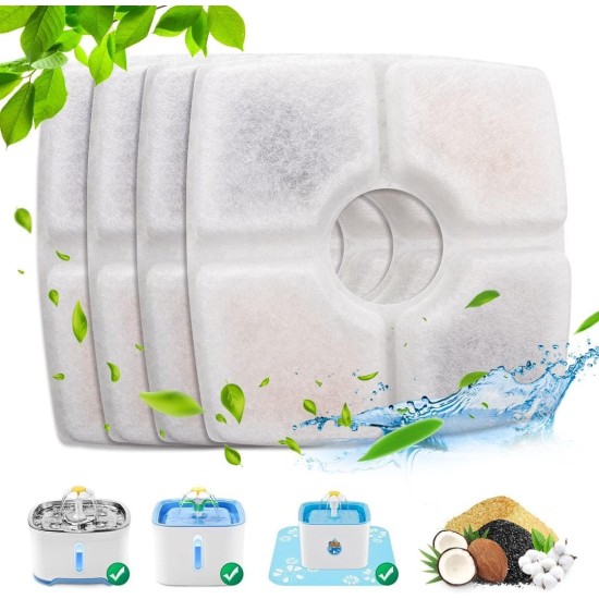 cyclingcolors 5 x Cat Drinking Fountain Filter Foam Filter Sponge Foam Filter Black Cat Fountain Pet Fountain Water Fountain Foam Filter 124 x 124 mm cyclingcolors 5 x Cat Drinking Fountain Filter Foam Filter Sponge Foam Filter Black Cat Fountain Pet Fountain Water Fountain Foam Filter 124 x 124 mm