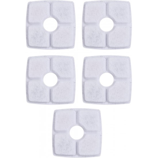 cyclingcolors 5 x Cat Drinking Fountain Filter Foam Filter Sponge Foam Filter Black Cat Fountain Pet Fountain Water Fountain Foam Filter 124 x 124 mm cyclingcolors 5 x Cat Drinking Fountain Filter Foam Filter Sponge Foam Filter Black Cat Fountain Pet Fountain Water Fountain Foam Filter 124 x 124 mm