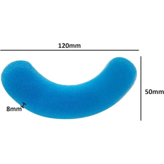 cyclingcolors 8 x Cat Drinking Fountain, Sponge Foam Filter, Blue, Cat Fountain, Pet Fountain, Water Fountain, Foam Filter, 120 x 50 x cyclingcolors 8 x Cat Drinking Fountain, Sponge Foam Filter, Blue, Cat Fountain, Pet Fountain, Water Fountain, Foam Filter, 120 x 50 x