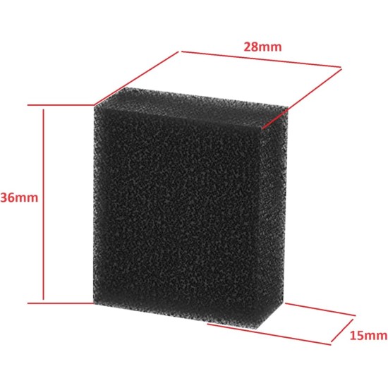 cyclingcolors 8x Cat Drinking Fountain, Sponge Foam Filter, Black Cat Fountain, Pet Fountain, Water Fountain, Foam cyclingcolors 8x Cat Drinking Fountain, Sponge Foam Filter, Black Cat Fountain, Pet Fountain, Water Fountain, Foam