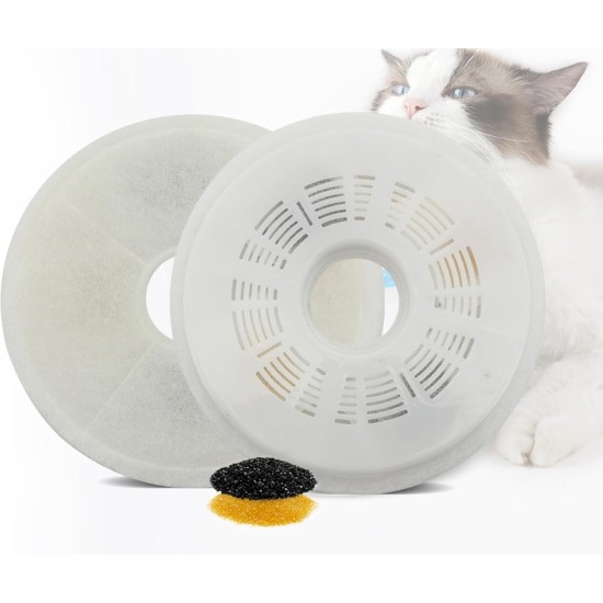 cyclingcolors Cat Drinking Fountain Filter Foam Filter Sponge Foam Filter Black Cat Fountain Pet Fountain Water Fountain Foam Filter Round 136 mm Pack of 6 cyclingcolors Cat Drinking Fountain Filter Foam Filter Sponge Foam Filter Black Cat Fountain Pet Fountain Water Fountain Foam Filter Round 136 mm Pack of 6