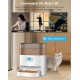 honeyguaridan Automatic Cat Feeder 6L Cat Feeder with Timer and Desiccant Box, Portion Control, Voice Message, 1-6 Meals a Day - for Cats and Small/Medium Dogs honeyguaridan Automatic Cat Feeder 6L Cat Feeder with Timer and Desiccant Box, Portion Control, Voice Message, 1-6 Meals a Day - for Cats and Small/Medium Dogs