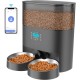 honeyguaridan Automatic Feeder 2 Cats with App, 6L WiFi Cat Food Automatic with 2 Bowls, Time-Controlled, 10s Voice Recording, up to 6 Meals a Day - for Cats and Dogs (Black) honeyguaridan Automatic Feeder 2 Cats with App, 6L WiFi Cat Food Automatic with 2 Bowls, Time-Controlled, 10s Voice Recording, up to 6 Meals a Day - for Cats and Dogs (Black)