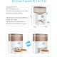 honeyguaridan Automatic Feeder 2 Cats with App, 6L WiFi Cat Food Automatic with 2 Bowls, Time-Controlled, 10s Voice Recording, up to 6 Meals a Day - for Cats and Dogs (Black) honeyguaridan Automatic Feeder 2 Cats with App, 6L WiFi Cat Food Automatic with 2 Bowls, Time-Controlled, 10s Voice Recording, up to 6 Meals a Day - for Cats and Dogs (Black)