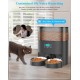 honeyguaridan Automatic Feeder 2 Cats with App, 6L WiFi Cat Food Automatic with 2 Bowls, Time-Controlled, 10s Voice Recording, up to 6 Meals a Day - for Cats and Dogs (Black) honeyguaridan Automatic Feeder 2 Cats with App, 6L WiFi Cat Food Automatic with 2 Bowls, Time-Controlled, 10s Voice Recording, up to 6 Meals a Day - for Cats and Dogs (Black)