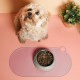 ne&no Silicone Bowl Mat for Cats and Small Dogs Cat Bowl Mat Waterproof Feeding Mat Non-Slip Silicone Mat with Hanging Loop 49 x 25 cm (Lilac) ne&no Silicone Bowl Mat for Cats and Small Dogs Cat Bowl Mat Waterproof Feeding Mat Non-Slip Silicone Mat with Hanging Loop 49 x 25 cm (Lilac)