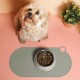 ne&no Silicone Bowl Mat for Cats and Small Dogs Cat Bowl Mat Waterproof Feeding Mat Non-Slip Silicone Mat with Hanging Loop 49 x 25 cm (Lilac) ne&no Silicone Bowl Mat for Cats and Small Dogs Cat Bowl Mat Waterproof Feeding Mat Non-Slip Silicone Mat with Hanging Loop 49 x 25 cm (Lilac)