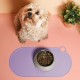 ne&no Silicone Bowl Mat for Cats and Small Dogs Cat Bowl Mat Waterproof Feeding Mat Non-Slip Silicone Mat with Hanging Loop 49 x 25 cm (Lilac) ne&no Silicone Bowl Mat for Cats and Small Dogs Cat Bowl Mat Waterproof Feeding Mat Non-Slip Silicone Mat with Hanging Loop 49 x 25 cm (Lilac)