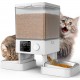 oneisall 5L Automatic Cat Feeder 2 Bowls, Cat Food Automatic with One Button, Easy to Use, Feeder for Cats/Dogs, with Stainless Steel Bowl, Voice Recorder, for Small/Medium Pets oneisall 5L Automatic Cat Feeder 2 Bowls, Cat Food Automatic with One Button, Easy to Use, Feeder for Cats/Dogs, with Stainless Steel Bowl, Voice Recorder, for Small/Medium Pets