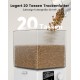 oneisall 5L Automatic Cat Feeder 2 Bowls, Cat Food Automatic with One Button, Easy to Use, Feeder for Cats/Dogs, with Stainless Steel Bowl, Voice Recorder, for Small/Medium Pets oneisall 5L Automatic Cat Feeder 2 Bowls, Cat Food Automatic with One Button, Easy to Use, Feeder for Cats/Dogs, with Stainless Steel Bowl, Voice Recorder, for Small/Medium Pets