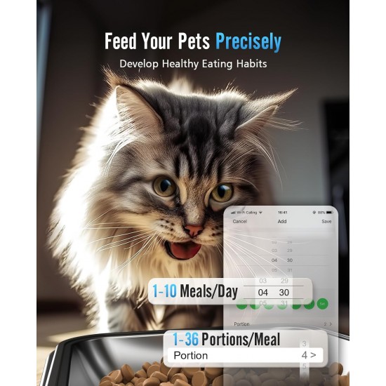 oneisall 5L Automatic Cat Feeder 2 Bowls, Cat Food Automatic with One Button, Easy to Use, Feeder for Cats/Dogs, with Stainless Steel Bowl, Voice Recorder, for Small/Medium Pets oneisall 5L Automatic Cat Feeder 2 Bowls, Cat Food Automatic with One Button, Easy to Use, Feeder for Cats/Dogs, with Stainless Steel Bowl, Voice Recorder, for Small/Medium Pets