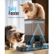 oneisall 5L Automatic Cat Feeder 2 Bowls, Cat Food Automatic with One Button, Easy to Use, Feeder for Cats/Dogs, with Stainless Steel Bowl, Voice Recorder, for Small/Medium Pets oneisall 5L Automatic Cat Feeder 2 Bowls, Cat Food Automatic with One Button, Easy to Use, Feeder for Cats/Dogs, with Stainless Steel Bowl, Voice Recorder, for Small/Medium Pets