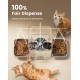 oneisall 5L Automatic Cat Feeder 2 Bowls, Wireless Cat Food with 304 Stainless Steel Bowl, 1-6 Meals a Day, Feeder Dry Food Dispenser for Dogs Cats oneisall 5L Automatic Cat Feeder 2 Bowls, Wireless Cat Food with 304 Stainless Steel Bowl, 1-6 Meals a Day, Feeder Dry Food Dispenser for Dogs Cats