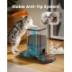 oneisall 5L Automatic Cat Feeder 2 Bowls, Wireless Cat Food with 304 Stainless Steel Bowl, 1-6 Meals a Day, Feeder Dry Food Dispenser for Dogs Cats oneisall 5L Automatic Cat Feeder 2 Bowls, Wireless Cat Food with 304 Stainless Steel Bowl, 1-6 Meals a Day, Feeder Dry Food Dispenser for Dogs Cats