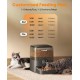 oneisall Automatic Cat Feeder, 3L Cat Food Automatic with 304 Stainless Steel Bowl, 1-6 Meals a Day, Dry Food Dispenser for Cats/Dogs, with Programmable Timer oneisall Automatic Cat Feeder, 3L Cat Food Automatic with 304 Stainless Steel Bowl, 1-6 Meals a Day, Dry Food Dispenser for Cats/Dogs, with Programmable Timer