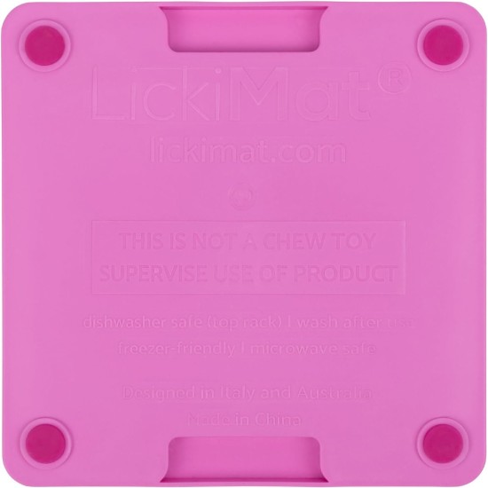 "LICKIMAT" Mini Tuff Soother Cat Feeding Mat, Slow Feeder for Cats Boredom and Anxiety in Cats, Perfect for Food, Treats, Yogurt and Peanut Butter "LICKIMAT" Mini Tuff Soother Cat Feeding Mat, Slow Feeder for Cats Boredom and Anxiety in Cats, Perfect for Food, Treats, Yogurt and Peanut Butter