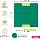 "LICKIMAT" Mini Tuff Soother Cat Feeding Mat, Slow Feeder for Cats Boredom and Anxiety in Cats, Perfect for Food, Treats, Yogurt and Peanut Butter "LICKIMAT" Mini Tuff Soother Cat Feeding Mat, Slow Feeder for Cats Boredom and Anxiety in Cats, Perfect for Food, Treats, Yogurt and Peanut Butter