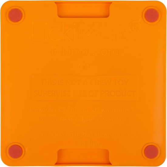 "LICKIMAT" Mini Tuff Soother Cat Feeding Mat, Slow Feeder for Cats Boredom and Anxiety in Cats, Perfect for Food, Treats, Yogurt and Peanut Butter "LICKIMAT" Mini Tuff Soother Cat Feeding Mat, Slow Feeder for Cats Boredom and Anxiety in Cats, Perfect for Food, Treats, Yogurt and Peanut Butter