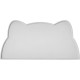 septillar Silicone Bowl Mat for Cats and Small Dogs, Waterproof Pet Feeding Mats Non-Slip Cat Bowl Mat (Dark Grey)