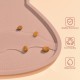 septillar Silicone Bowl Mat for Cats and Small Dogs, Waterproof Pet Feeding Mats Non-Slip Cat Bowl Mat (Dark Grey)