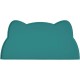 septillar Silicone Bowl Mat for Cats and Small Dogs, Waterproof Pet Feeding Mats Non-Slip Cat Bowl Mat (Dark Grey)