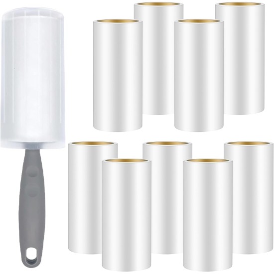 15 Rolls Lint Roller with 2 Handles, 900 Sheets Extra Sticky Lint Roller, Lint Roller Pet Hair, Lint Roller for Clothes, Hair, Sofa, Bed, Cat Hair, Dog Hair 15 Rolls Lint Roller with 2 Handles, 900 Sheets Extra Sticky Lint Roller, Lint Roller Pet Hair, Lint Roller for Clothes, Hair, Sofa, Bed, Cat Hair, Dog Hair