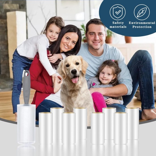 15 Rolls Lint Roller with 2 Handles, 900 Sheets Extra Sticky Lint Roller, Lint Roller Pet Hair, Lint Roller for Clothes, Hair, Sofa, Bed, Cat Hair, Dog Hair 15 Rolls Lint Roller with 2 Handles, 900 Sheets Extra Sticky Lint Roller, Lint Roller Pet Hair, Lint Roller for Clothes, Hair, Sofa, Bed, Cat Hair, Dog Hair