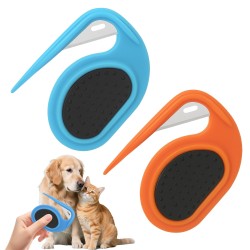 2 Stück Entfilzungskamm Katze – Katzenkamm Langhaar & Cat Dematting Comb, Kamm Katze zur Fellpflege, ideal zum Verfilztes Fell Entfernen bei Katzen und Hunden 2 Stück Entfilzungskamm Katze – Katzenkamm Langhaar & Cat Dematting Comb, Kamm Katze zur Fellpflege, ideal zum Verfilztes Fell Entfernen bei Katzen und Hunden