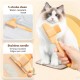 2 Stück Fellblitz Bürste Katze, Haustierkämme für Katzen, Haustiere mit feinen Edelstahlzinken, Einfachen Entfernung von Tierhaaren, Flöhen, Schmutz 2 Stück Fellblitz Bürste Katze, Haustierkämme für Katzen, Haustiere mit feinen Edelstahlzinken, Einfachen Entfernung von Tierhaaren, Flöhen, Schmutz