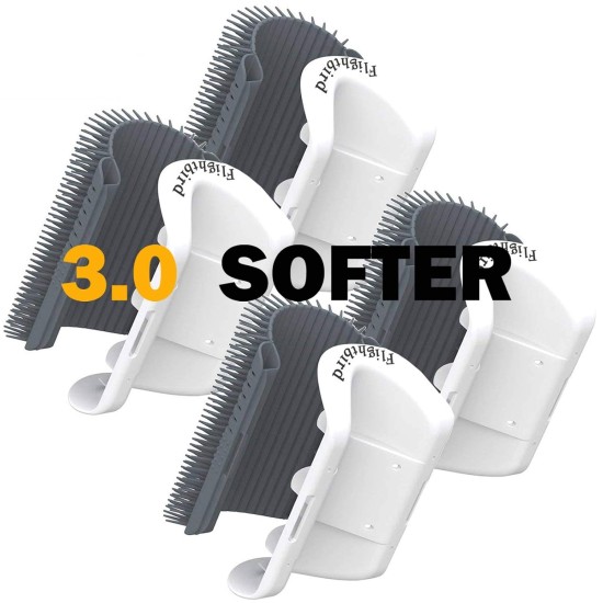 3.0 Soft Cat Brush, Massage Corner for Cats, Self Groomer, Cat Loves Corner Brush, Cat Toy with Catnip, for Massage, Tickling Fur Removal, Pack of 4 3.0 Soft Cat Brush, Massage Corner for Cats, Self Groomer, Cat Loves Corner Brush, Cat Toy with Catnip, for Massage, Tickling Fur Removal, Pack of 4