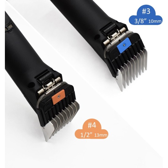 8 Pieces Professional Animal Stainless Steel Attachment Guide Guard Combs for A5 Style Detachable Blade Pet Groomer Compatible with Wahl KM Series Andis AG BG Oster Classic 76 A5 A6 Pet Clipper 8 Pieces Professional Animal Stainless Steel Attachment Guide Guard Combs for A5 Style Detachable Blade Pet Groomer Compatible with Wahl KM Series Andis AG BG Oster Classic 76 A5 A6 Pet Clipper