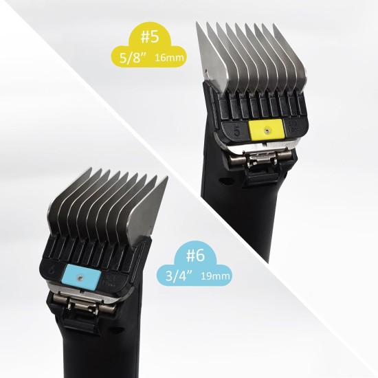 8 Pieces Professional Animal Stainless Steel Attachment Guide Guard Combs for A5 Style Detachable Blade Pet Groomer Compatible with Wahl KM Series Andis AG BG Oster Classic 76 A5 A6 Pet Clipper 8 Pieces Professional Animal Stainless Steel Attachment Guide Guard Combs for A5 Style Detachable Blade Pet Groomer Compatible with Wahl KM Series Andis AG BG Oster Classic 76 A5 A6 Pet Clipper