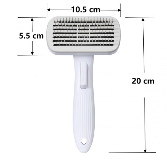 AURMOO Dog Brush, Cat Brush, Dog Brush, Pet Brush, Dog Cat Cleaning Brush with 1 Piece Pet Cleaning Towels, Pet Hair Brush for Long Hair and Short Hair, Grey/White AURMOO Dog Brush, Cat Brush, Dog Brush, Pet Brush, Dog Cat Cleaning Brush with 1 Piece Pet Cleaning Towels, Pet Hair Brush for Long Hair and Short Hair, Grey/White
